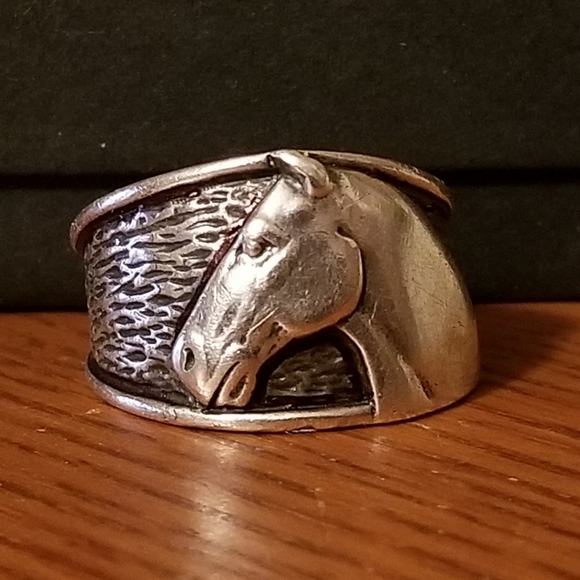 Silpada Jewelry - Rare Silpada Sterling Silver Equestrian Horse Ring